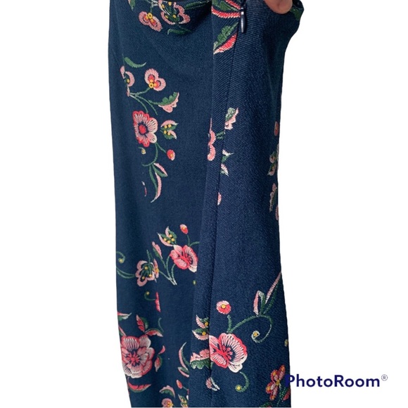 BCBGeneration Floral Embroidered Rackerback Strappy Mini Dress - Picture 7 of 14